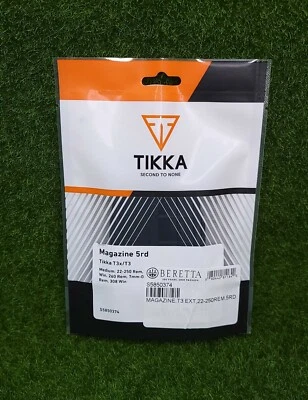 Cargador de rifle Tikka OEM 5 rondas calibre T3/T3x .22-250 .243 .308 - S5850374 Foto 1 de 3