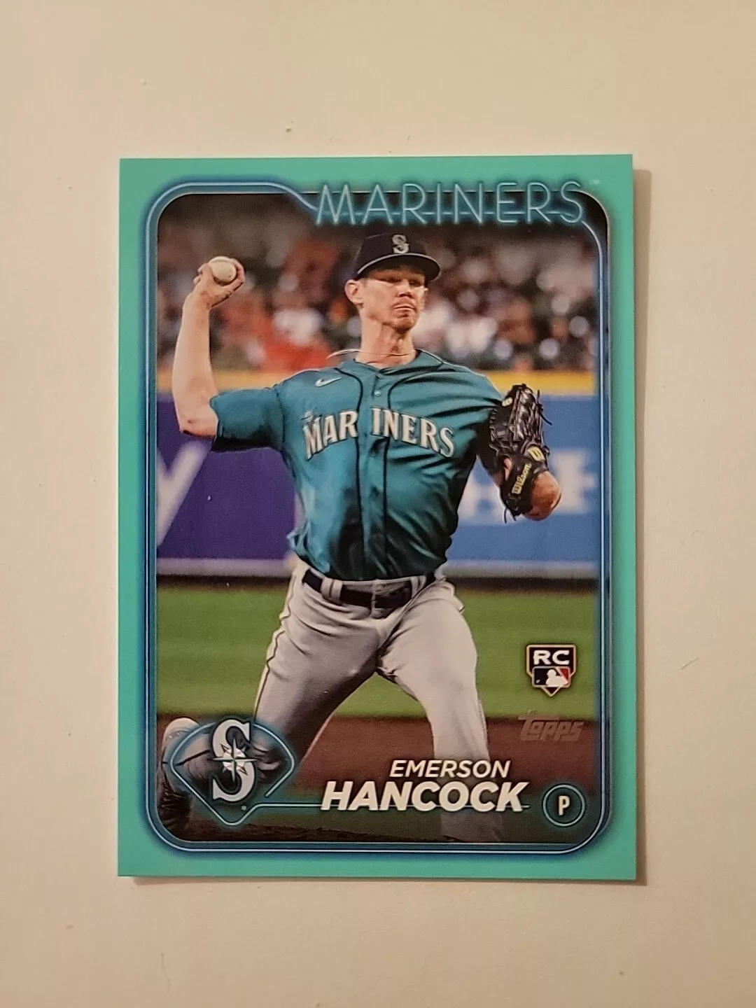 2024 Topps Series 1 Emerson Hancock RC Aqua #39