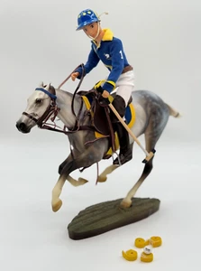 Difícil de Encontrar Breyer Caballo-Polo Pony Set- Santiago LE 1\3000 #1744 Completo con Jinete y Tack - Imagen 1 de 23