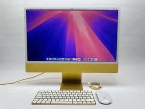 Apple iMac 24" M1 8-Core CPU 8-Core GPU 16 GB RAM 512 GB SSD gelb refurbished - Bild 1 von 6