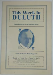 1920's Duluth MN Weekly Reader Events Souvenir Booklet Summer 1928 Minnesota - Picture 1 of 5