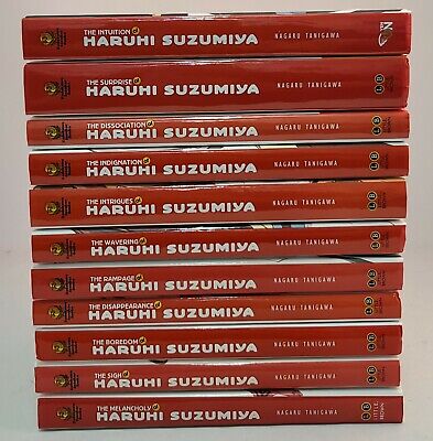Set Of 10 Light Novels ~ The Haruhi Suzumiya Series ~ English ~ Hardcover ~ NEW • 204.57£