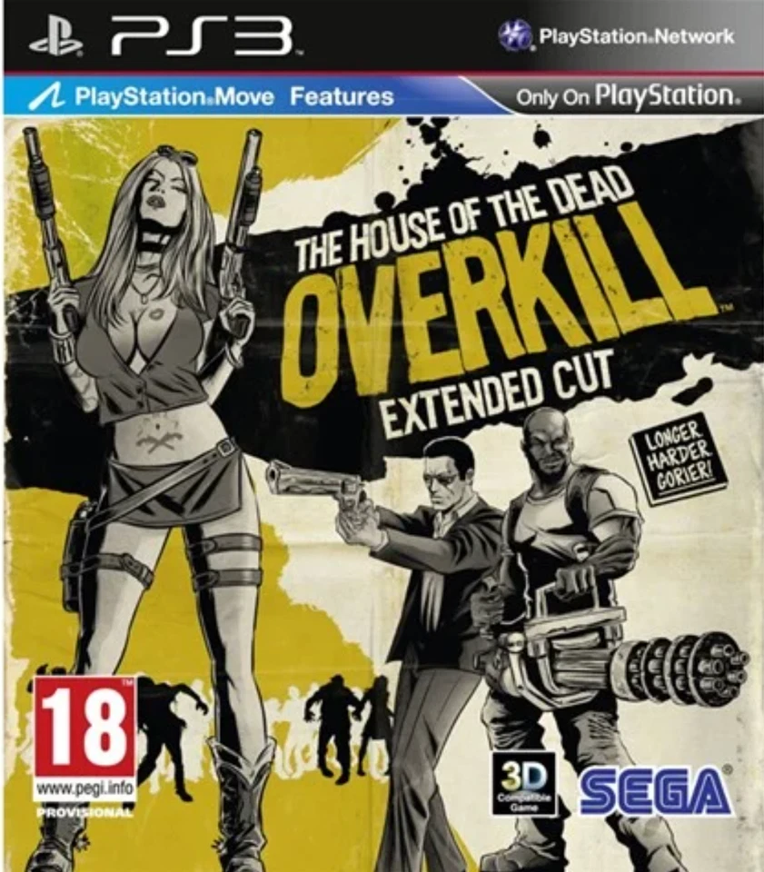 House of the Dead Overkill PS3 RE SEALED UK PAL Sony Playstation 3 Shooter Move. - Image 1 of 1
