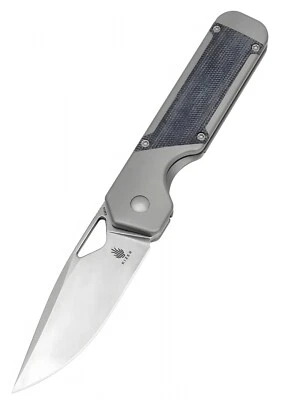 Kizer Knives Taschenmesser Militaw, Titan + Micarta, stonewashed - Folder - Bild 1 von 4