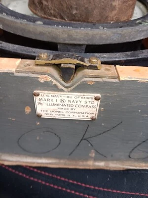 Navy warship compass from World War ll - Image 1 of 2