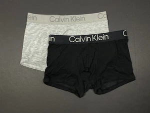 Calvin Klein Men's Trunk Boxer Brief - Stretch Modal - Small - NB3187 - 2 Trunks - Picture 1 of 2