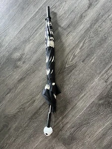 Súper Raro Pesadilla Antes de Navidad Paraguas Jack Skellington Cabeza Mango - Imagen 1 de 13