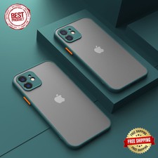 Shockproof Armor Matte Case For iPhone 12 11 Pro Xs Max XR 6 7 8 Plus Hard Cover