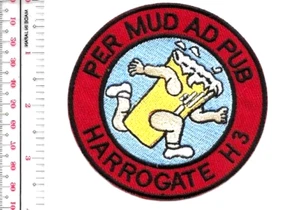Hash House Harriers HHH Inglaterra Harrogate Per Mud Anuncio Pub H3 Club - Imagen 1 de 1