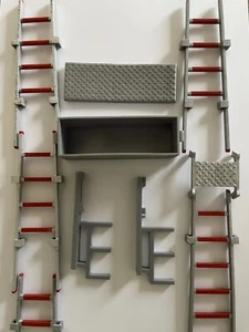 Playmobil Feuerwehr Zubehör Mega Set Dachaufbau mit vierteiliger Steckleiter 2.1 - Bild 1 von 11