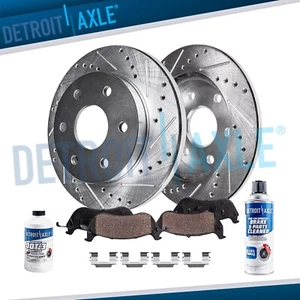 REAR Disc Rotors + Brake Pads for Chevy Traverse GMC Acadia Buick Enclave - Picture 1 of 11