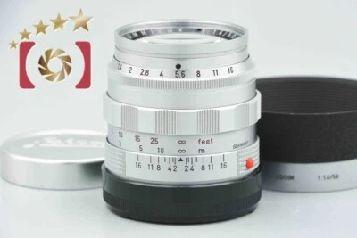 Leica SUMMILUX 50mm f/1.4 1st Type 1 1959 Serial : 166xxxx Leica M Mount w/ Hood - Image 1 of 4