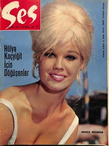 INGELA BRANDER COVER Turkish Mag. 1965 James Bond Sean Connery , Pamela Tiffin - Imagen 1 de 3