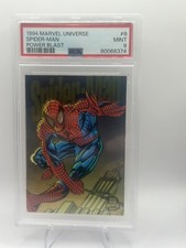 1994 Marvel Universe Spider-Man Silver Power Blast #6 PSA 9 MINT