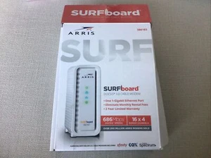 ARRIS Surfboard SB6183 686 Mbps Cable Modem, White - 59243200300 - Photo 1/11