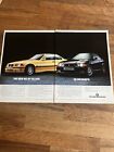 Original 1993 M3 E36 Yellow Magazine Advert Frame Ready Wall Art Modern Classic