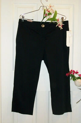 Pantalones Cortos ERIN LONDON 12P Azul Marino Nuevos con Etiquetas Elastizados Dorado Palanca Foto 1 de 4