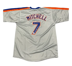 Kevin Mitchell Signed Auto New York Mets Custom Jersey w/ 86 WSC Beckett BAS COA - Picture 1 of 3