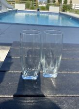 Set of 2 textures glass cups