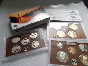 2014 US Mint 🇺🇸 PROOF SET, Box & CoA (14 Coins) - Picture 1 of 4