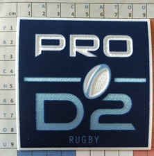 France Patch Badge Pro D2 maillot Rugby 12/20 Biarritz, Perpignan, Bayonne