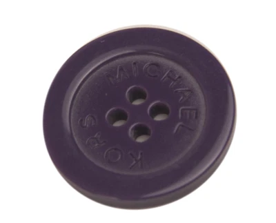 Original Michael Kors plástico color ciruela funda o bolsillo botón de repuesto .60" Foto 1 de 2