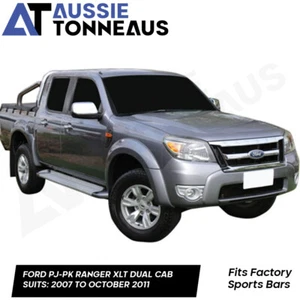 Bunji Tonneau Cover for Ford PJ-PK Ranger XLT Dual Cab (2007 to OCT 2011) Ute - Picture 1 of 7