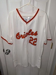 Baltimore Orioles Jersey Men's XL White Jim Palmer #22 SGA Baseball  - Picture 1 of 5