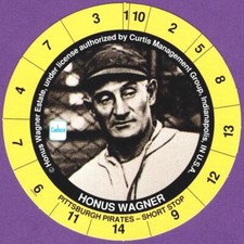 Honus Wagner Pittsburgh Pirates 1993 Cadaco Game Disc (#61) Oddball Card