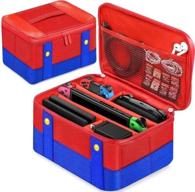 BORSA PORTAOGGETTI BOX COVER CUSTODIA CONSOLE NINTENDO SWITCH SUPER MARIO BROS - Immagine 1 di 4