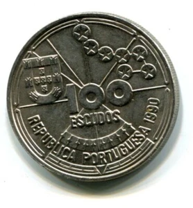 1990 Portugal Commemorative 100 Escudos Coin (b479-4) - Bild 1 von 2