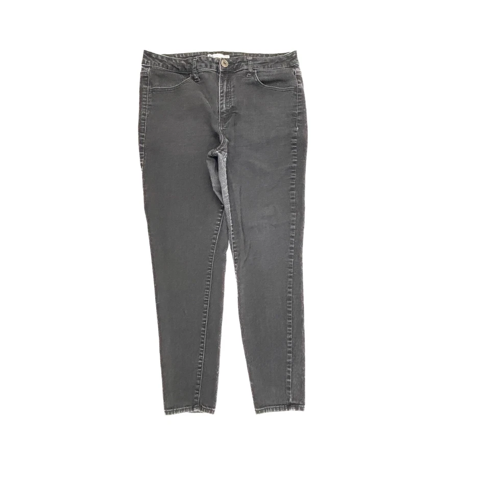 Vaqueros de mezclilla negros de tiro alto SO para mujer talla 17 Foto 1 de 4