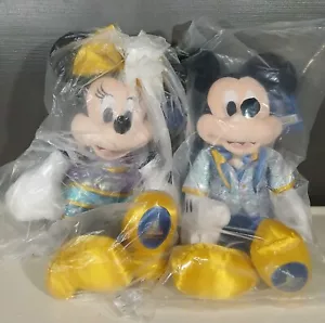 50. JUBILÄUM FEIER MICKEY & MINNIE PLÜSCH SET WALT DISNEY WORLD GRATIS SH - Bild 1 von 4
