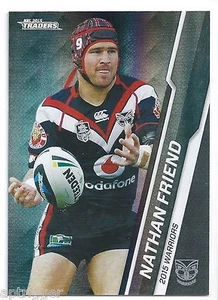 2015 NRL Traders Parallel Special (PS127) Nathan FRIEND New Zealand Warriors - Picture 1 of 1