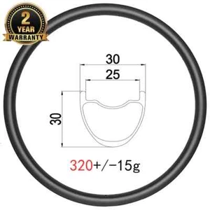 Llantas ultraligeras de bicicleta de montaña de fibra de carbono 29er MTB XC 30x30 mm cubierta sin cámara - Imagen 1 de 7