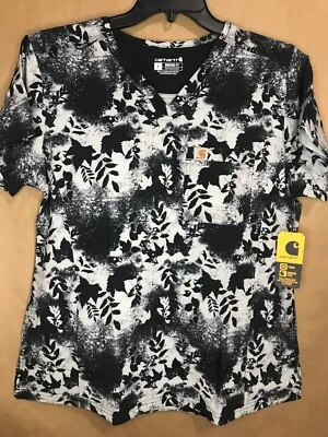 Blusa Médica Carhartt Force Cross Flex Cuello Hojas L MT3014-W NUEVA CON ETIQUETAS Envío Gratuito Foto 1 de 4