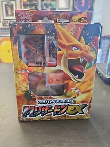 Opened XY Pokemon Lot Mega Battle Deck 48 Card M Charizard EX Japanese Box Mat - Picture 1 of 14