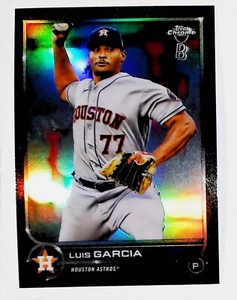 2022 Topps Chrome Ben Baller #12 Luis Garcia - Houston Astros