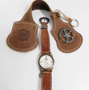 Daniel Mink Vintage Texas Ranger Cowboy Uhr Lederarmband mit Etui - Bild 1 von 5