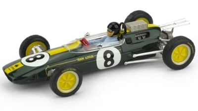 MODELLINO AUTO F1 STATICO BRUMM LOTUS 25 CLARK 1963 WINNER ITALIA GP FIGURE 1/43 - Immagine 1 di 4