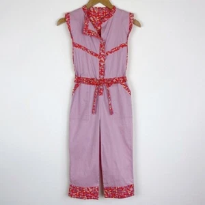 Vintage 70’s Lavender Floral Little Girls Playsuit - Picture 1 of 11