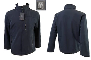 $228 TUMI T-TECH Men's size XL (chest ~53") NAVY Water Resistant Jacket Coat NWT - Picture 1 of 13