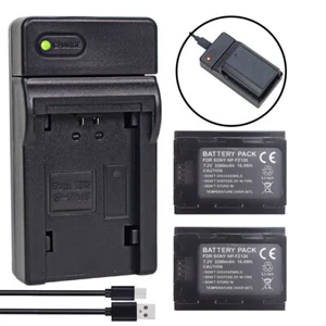 For Sony NP-FZ100 Battery 2Pack for ILCE-9 A9 A7RM3 A7R3 A7RIII 2280mah +Charger - Picture 1 of 12
