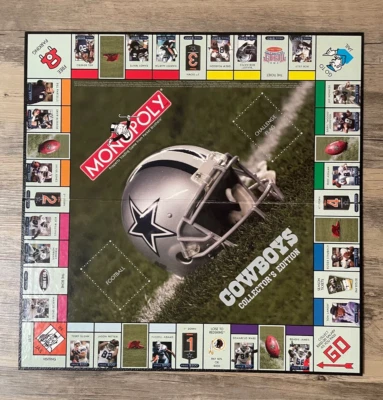 Monopoly Board Dallas Cowboys Collector's Edition 2006 NFL Helmet Replacement - Image 1 of 4