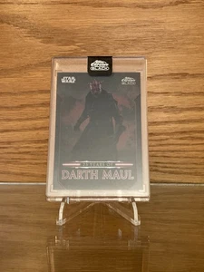 2024 Topps Star Wars Chrome Black - 25 Years of DARTH MAUL Encased MAUL DM-5 - Bild 1 von 2
