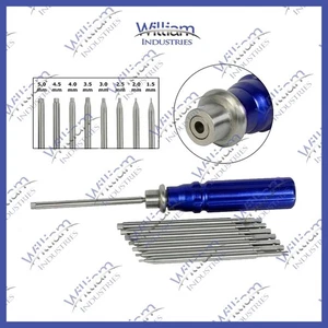 Bone Screwdriver Set With Quick Coupling Handle Surgical Instruments Set - Picture 1 of 3