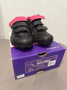 Giant Liv Fera Cycling Shoe EU 41 US 10 Black/fuchsia - Picture 1 of 6
