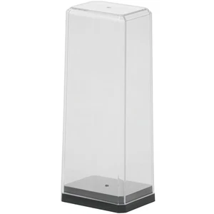 Estuche transparente para figuras de acción Protech 126-BB con base negra, 1,875" x 1,375" x 4,5" - Imagen 1 de 2