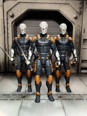"Figura de acción personalizada 1/12 Grey Fox Cyborg Ninja Metal Gear 6""" Foto 1 de 4