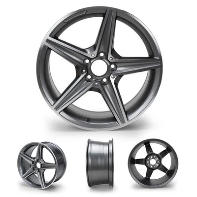 Llanta de repuesto de aleación de 18"x8,5" para Mercedes-Benz C300 C200 C350 5x112 66,6 Foto 1 de 4